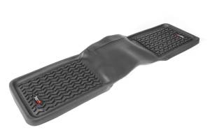 Rugged Ridge All Terrain Floor Liner, Rear, Black; 97-08 F-150 Ext/SuperCrew 82952.11