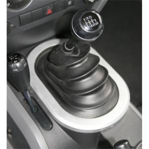 Rugged Ridge - Rugged Ridge Transmission Shifter Trim, Brushed Silver, Manual; 07-10 Wrangler JK 11151.01 - Image 3