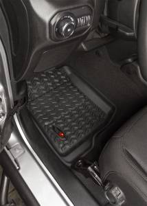 Rugged Ridge - Rugged Ridge Floor Liner, Front; Black, 2018-2020 Jeep Wrangler, 2020 Gladiator JL / JT 12920.36 - Image 5