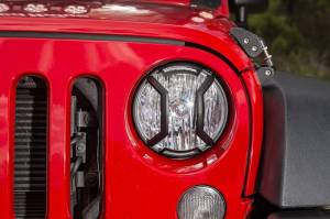 Rugged Ridge - Rugged Ridge Elite Euro Guard Kit, Headlight, Textured Black; 07-18 Wrangler JK/JKU 11230.12 - Image 6