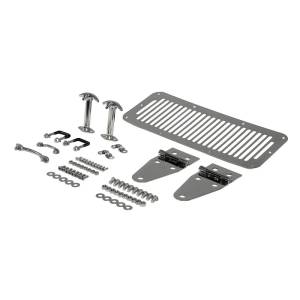 Rugged Ridge - Rugged Ridge Hood Kit, Stainless Steel; 76-86 Jeep CJ/87-95 Jeep Wrangler 11101.01 - Image 2