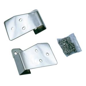 Rugged Ridge - Rugged Ridge Mirror Relocation Bracket Kit, Stainless Steel; 03-06 Wrangler TJ/LJ 11026.03 - Image 1