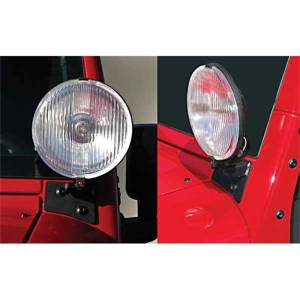 Rugged Ridge - Rugged Ridge Light Mount Bracket Kit, Windshield; 07-18 Jeep Wrangler JK 11027.03 - Image 3