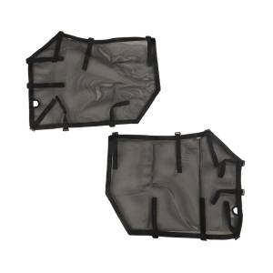 Rugged Ridge Fortis Tube Door Covers, Front Pair, Black, 18-21 Jeep Wrangler JL/JLU 13579.53