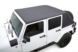 Rugged Ridge - Rugged Ridge Voyager Top 4 Door Black Diamond Sail Cloth, Tint; 07-18 JKU 13861.35 - Image 1