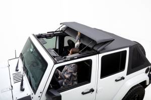 Rugged Ridge - Rugged Ridge Voyager Top 4 Door Black Diamond Sail Cloth, Tint; 07-18 JKU 13861.35 - Image 3