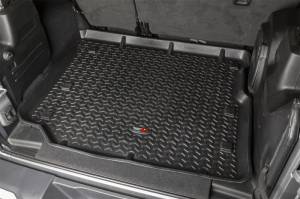 Rugged Ridge - Rugged Ridge Floor Liner, Front/Rear/Cargo; Black, 2018-2020 Jeep Wrangler JL 4 Dr 12988.05 - Image 6