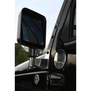 Rugged Ridge - Rugged Ridge Mirror Relocation Bracket Kit, Stainless Steel; 07-18 Jeep Wrangler JK 11026.04 - Image 3