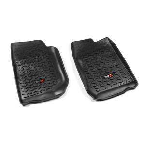 Rugged Ridge All Terrain Floor Liner, Front Pair, Black; 07-18 Jeep Wrangler JK/JKU 12920.01