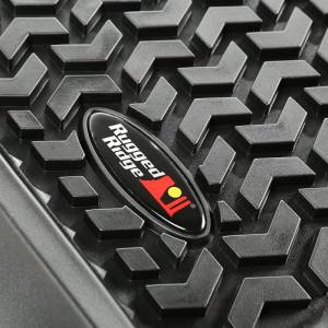 Rugged Ridge - Rugged Ridge All Terrain Floor Liner, Front Pair, Black; 07-18 Jeep Wrangler JK/JKU 12920.01 - Image 3