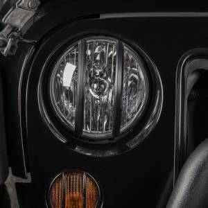 Rugged Ridge - Rugged Ridge Elite Euro Guard Kit, Pivotal, Headlight, Black; 07-18 Wrangler JK/JKU 11230.13 - Image 5