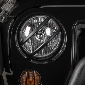 Rugged Ridge - Rugged Ridge Elite Euro Guard Kit, Pivotal, Headlight, Black; 07-18 Wrangler JK/JKU 11230.13 - Image 6