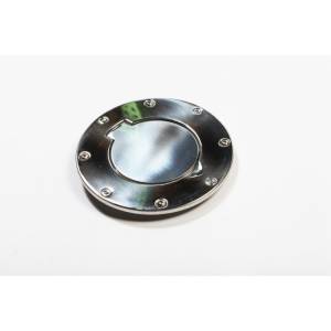 Rugged Ridge - Rugged Ridge Gas Cap Door, Non-Locking, Stainless Steel; 97-06 Jeep Wrangler TJ 11134.01 - Image 2