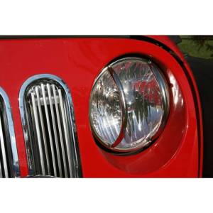 Rugged Ridge - Rugged Ridge Euro Guard Kit, Headlight, Stainless Steel; 07-18 Jeep Wrangler JK 11142.04 - Image 3