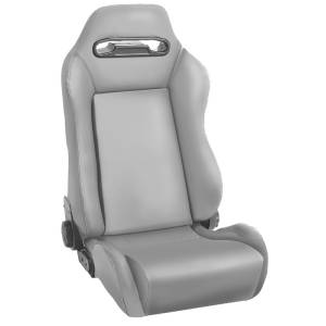 Rugged Ridge - Rugged Ridge Sport Seat, Front, Reclinable, Gray; 76-02 Jeep CJ/Wrangler YJ/TJ 13405.09 - Image 1