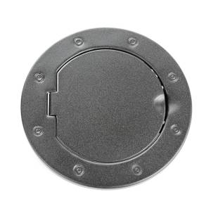 Rugged Ridge Gas Cap Door, Non-Locking, Textured Black; 07-18 Jeep Wrangler JK/JKU 11229.05