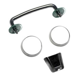 Rugged Ridge - Rugged Ridge Windshield Tie Down Kit, Stainless Steel; 07-12 Jeep Wrangler JK 11101.05 - Image 2