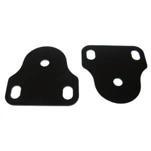 Rugged Ridge Windshield Bracket Kit, Black; 76-95 Jeep CJ/Wrangler YJ 11208.01