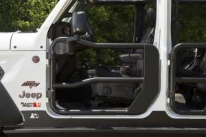 Rugged Ridge - Rugged Ridge Fortis Front Tube Doors with Mirrors, 18-21 Jeep Wrangler / 20-21 Gladiator 11509.15 - Image 4