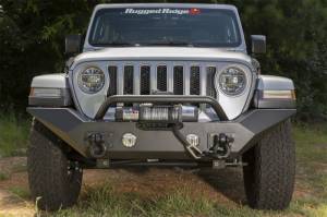 Rugged Ridge - Rugged Ridge Spartan Bumper, High Clearance Ends, Overrider; 18-21 Wrangler / 20-21 Gladiator 11548.41 - Image 4