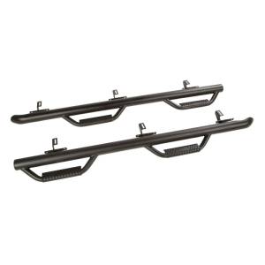 Rugged Ridge - Rugged Ridge Spartan Nerf Bar Kit, Textured Black; 07-18 Jeep Wrangler JKU, 4 Door 11596.02 - Image 2