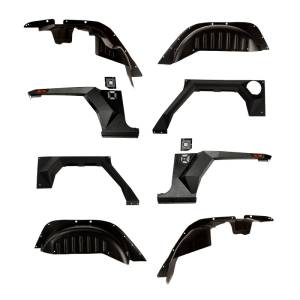 Rugged Ridge - Rugged Ridge XHD Armor Fender Kit, Liner; 07-18 Jeep Wrangler JKU, 4 Door 11615.06 - Image 1