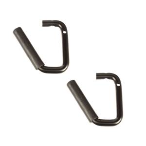 Rugged Ridge Metal Grab Handles, Steel, Front Pairt, 07-18 Wrangler JK 13505.41