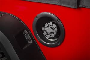 Rugged Ridge - Rugged Ridge Elite Fuel Cap, Black, Aluminum; 01-21 Jeep Wrangler TJ/LJ/JK/JL/JT 11229.10 - Image 4