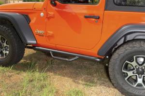 Rugged Ridge - Rugged Ridge Spartan Nerf Bar, Textured Black; 18-21 Jeep Wrangler JL, 2 Door 11596.03 - Image 3