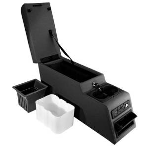 Rugged Ridge Center Console, Ultimate, Locking, Black; 76-95 Jeep CJ/Wrangler YJ 13102.01