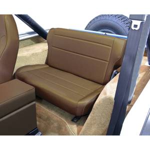 Rugged Ridge - Rugged Ridge Seat, Rear, Fold/Tumble, Nutmeg; 76-95 Jeep CJ/Wrangler YJ 13462.07 - Image 2