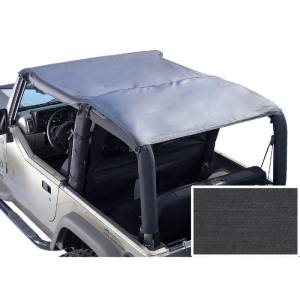 Rugged Ridge Roll Bar Top, Black Denim; 76-91 Jeep CJ7/Wrangler YJ 13554.15