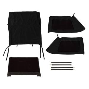 Rugged Ridge Montana Soft Top, Bowless, Black Diamond; 07-18 Wrangler JK, 2 Door 13790.39