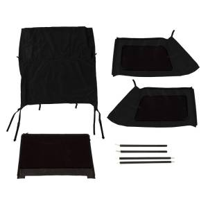 Rugged Ridge - Rugged Ridge Montana Soft Top, Bowless, Black Diamond; 07-18 Wrangler JK, 2 Door 13790.39 - Image 2