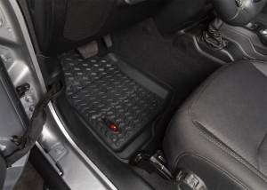 Rugged Ridge - Rugged Ridge Floor Liner, Front/Rear; Black, 2018-2020 Jeep Wrangler JL 4 Dr 12987.05 - Image 4