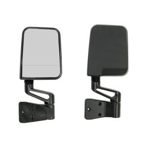 Rugged Ridge - Rugged Ridge Door Mirror Kit, Dual Focus, Black; 87-02 Jeep Wrangler YJ/TJ 11017.01 - Image 1