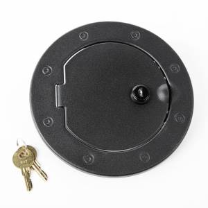 Rugged Ridge - Rugged Ridge Gas Cap Door, Locking, Textured Black; 07-18 Jeep Wrangler JK/JKU 11229.06 - Image 2