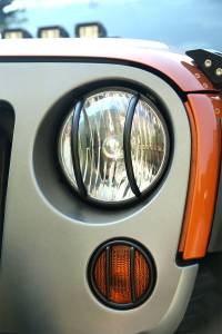 Rugged Ridge - Rugged Ridge Euro Guard Kit, Headlight, Textured Black; 07-18 Jeep Wrangler JK 11230.11 - Image 3