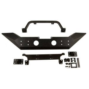 Rugged Ridge - Rugged Ridge Spartan Bumper, Front, High Clearance Ends, Overrider; 07-18 JK 11548.01 - Image 1