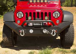 Rugged Ridge - Rugged Ridge Spartan Bumper, Front, High Clearance Ends, Overrider; 07-18 JK 11548.01 - Image 4