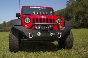 Rugged Ridge - Rugged Ridge Spartan Bumper, Front, High Clearance Ends, Overrider; 07-18 JK 11548.01 - Image 5