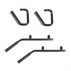 Rugged Ridge Metal Grab Handles, Steel, F/R Set, 07-18 Wrangler JK 13505.40