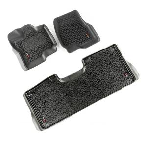 Rugged Ridge - Rugged Ridge Floor Liner Kit, Black; 15-18 Ford F-150 82987.05 - Image 1