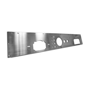 Rugged Ridge - Rugged Ridge Dash Panel, Holes, Stainless Steel; 76-86 Jeep CJ 11144.11 - Image 1