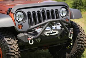 Rugged Ridge - Rugged Ridge XHD Bumper Double X Striker, Black; 76-86 CJ/87-18 Wrangler YJ/TJ/JK 11540.25 - Image 2