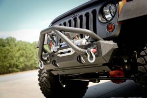 Rugged Ridge - Rugged Ridge XHD Bumper Double X Striker, Black; 76-86 CJ/87-18 Wrangler YJ/TJ/JK 11540.25 - Image 3