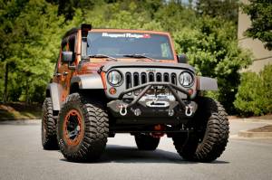 Rugged Ridge - Rugged Ridge XHD Bumper Double X Striker, Black; 76-86 CJ/87-18 Wrangler YJ/TJ/JK 11540.25 - Image 4