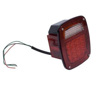 Rugged Ridge Tail Light Assembly, Left, LED; 76-06 Jeep CJ/Wrangler YJ/TJ 12403.83