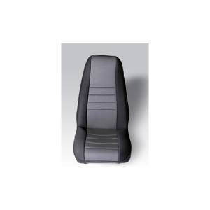 Rugged Ridge Neoprene seat cover, Rugged Ridge, fronts (pair), gray, 76-90 Wrangler 13212.09