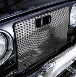 Rugged Ridge - Rugged Ridge Grille Screen, Stainless Steel; 97-06 Jeep Wrangler TJ 11106.03 - Image 3